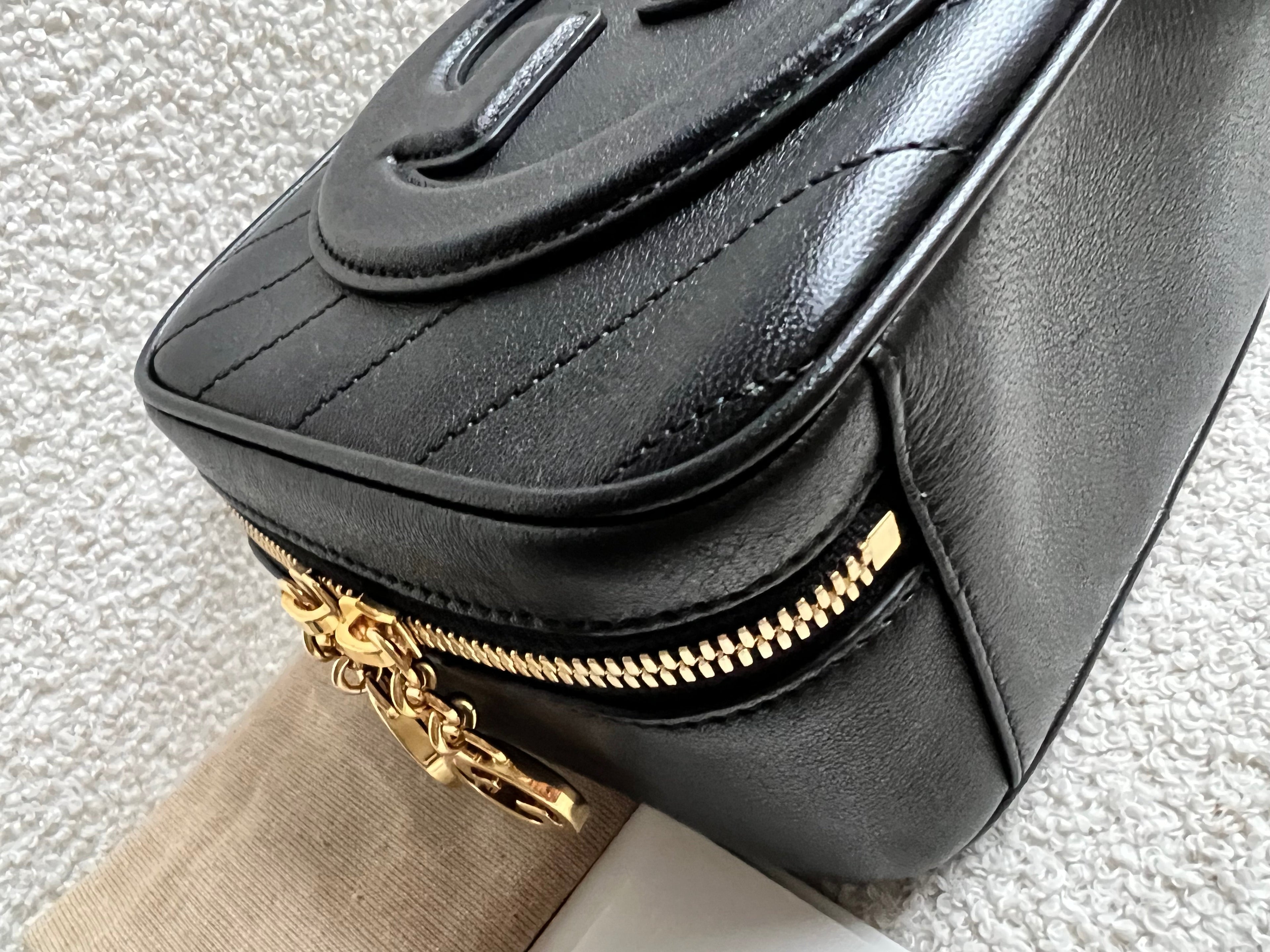 Gucci Black Small Top Handle Blondie Shoulder Bag (RRP £1870)