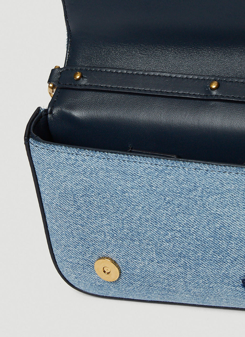 DOLCE & GABBANA DG GIRLS PATCHWORK DENIM CHAIN BAG