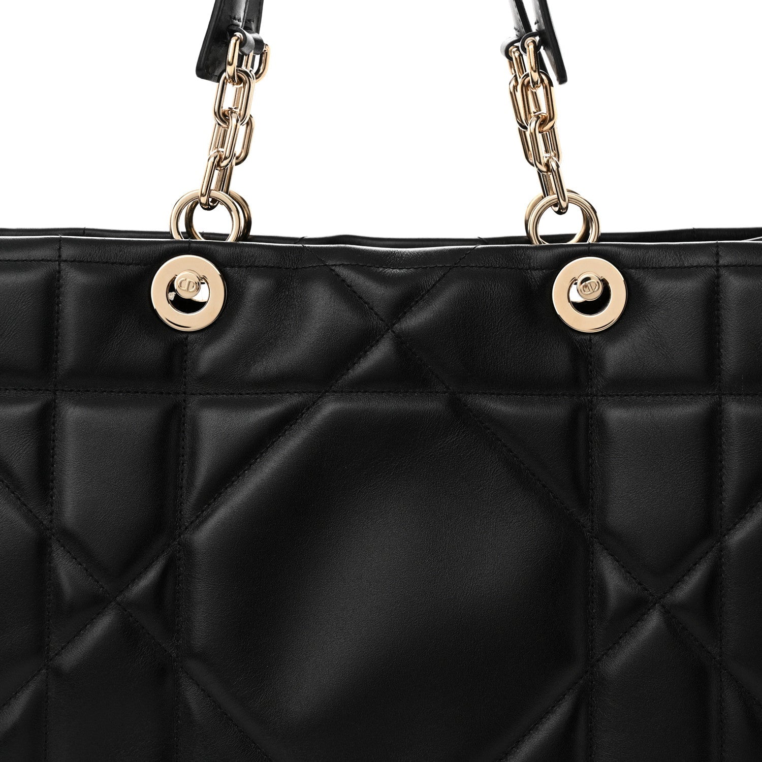 DIOR CALFSKIN ARCHICANNAGE ESSENTIAL LARGE TOTE BAG