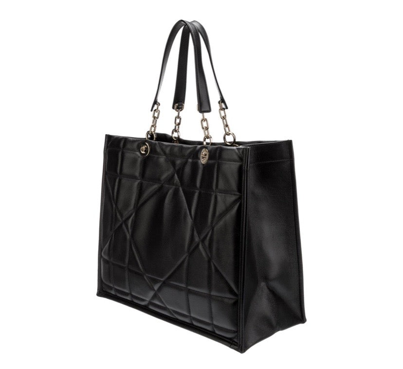 DIOR CALFSKIN ARCHICANNAGE ESSENTIAL LARGE TOTE BAG