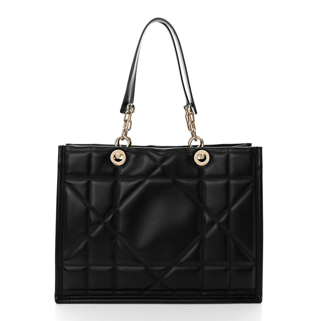 DIOR CALFSKIN ARCHICANNAGE ESSENTIAL LARGE TOTE BAG