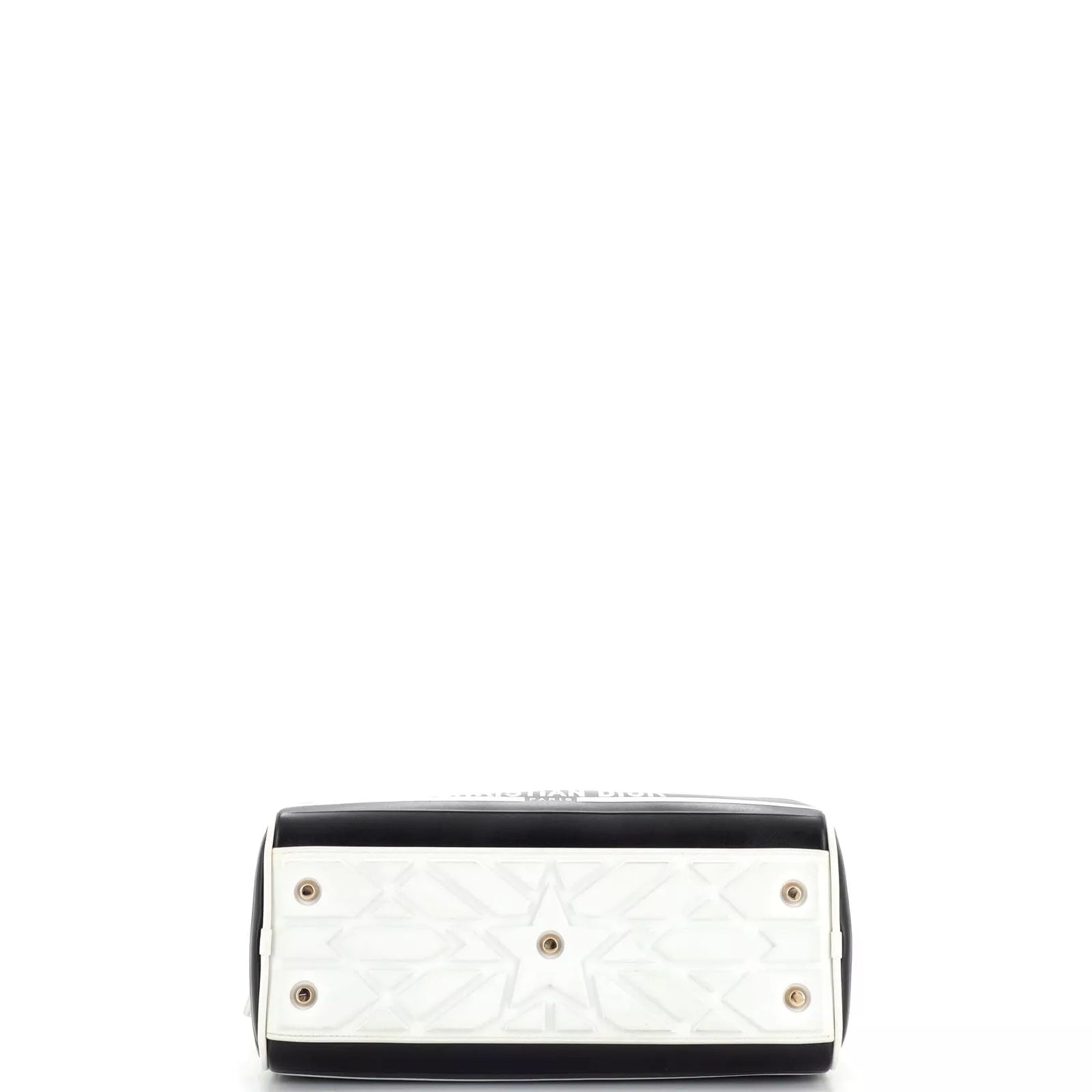 DIOR CANNAGE QUILTED LEATHER VIBE BOWLING BAG