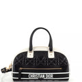 DIOR CANNAGE QUILTED LEATHER VIBE BOWLING BAG
