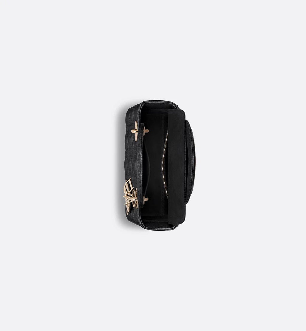 DIOR CANNAGE CALFSKIN LEATHER SMALL LADY DIOR BAG