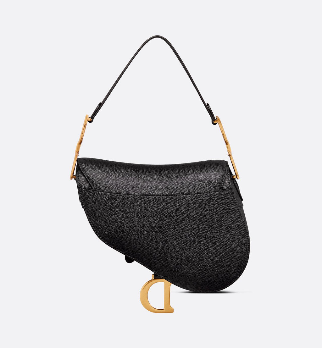 DIOR GRAINED CALFSKIN SADDLE BAG