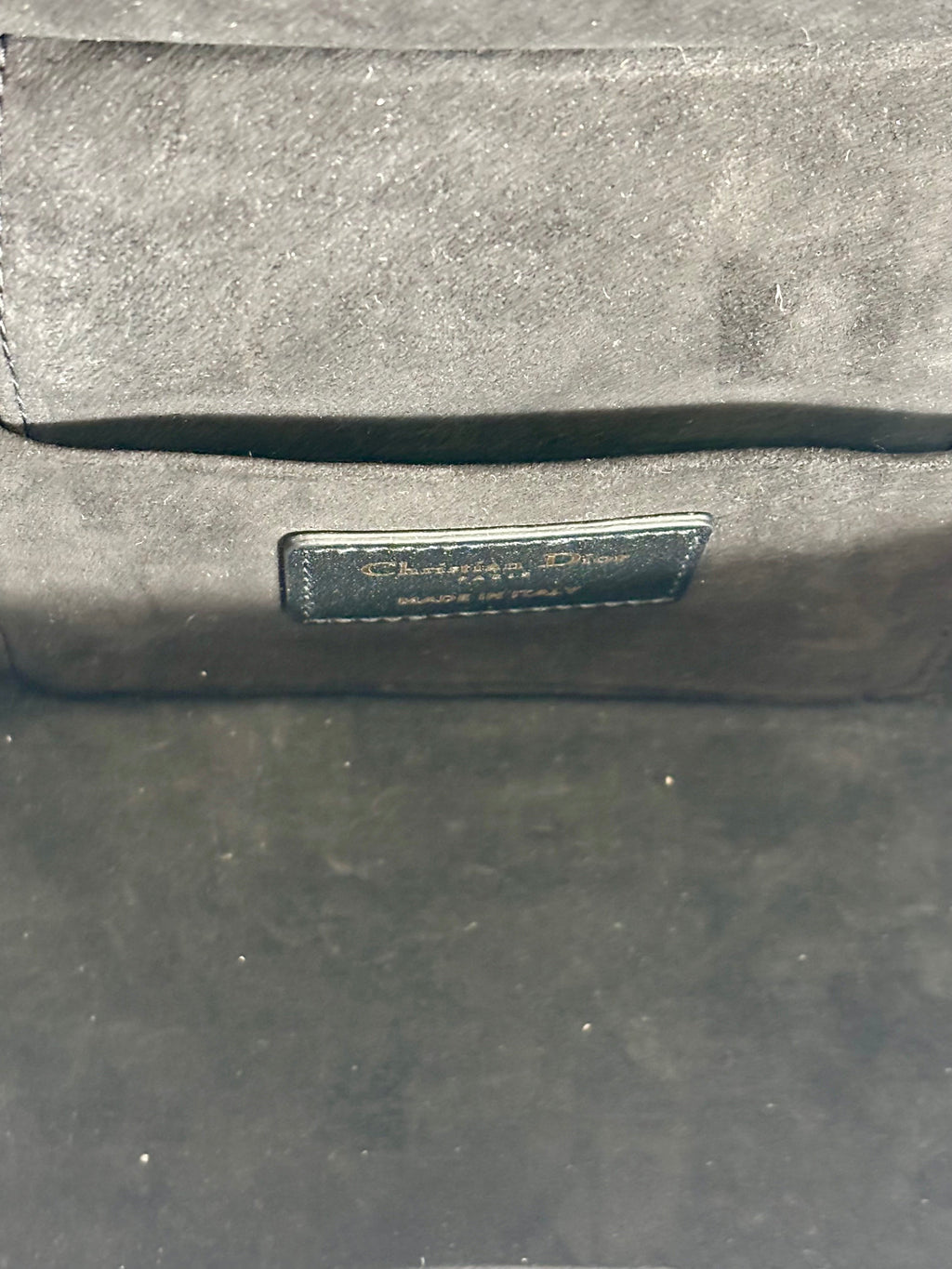 DIOR LAMBSKIN LEATHER CANNAGE SMALL DIORTRAVEL VANITY CASE