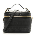 DIOR LAMBSKIN LEATHER CANNAGE SMALL DIORTRAVEL VANITY CASE