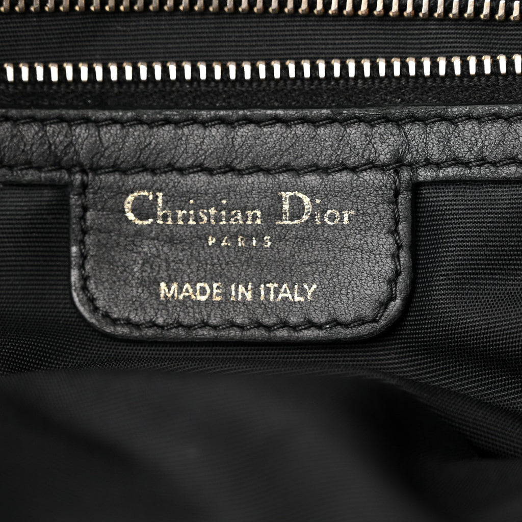 DIOR LAMBSKIN CANNAGE NEW LOCK SHOULDER BAG