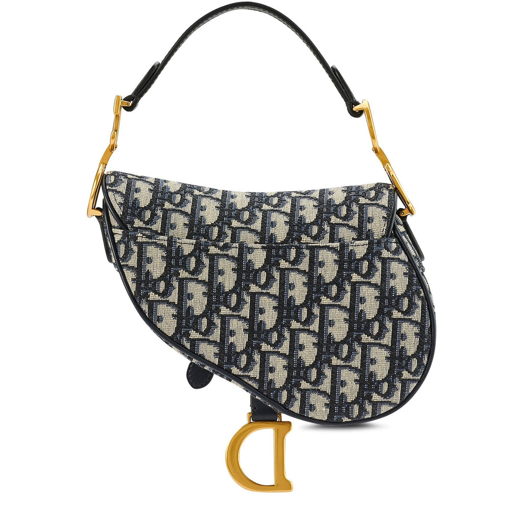 DIOR OBLIQUE JACQUARD MINI SADDLE BAG