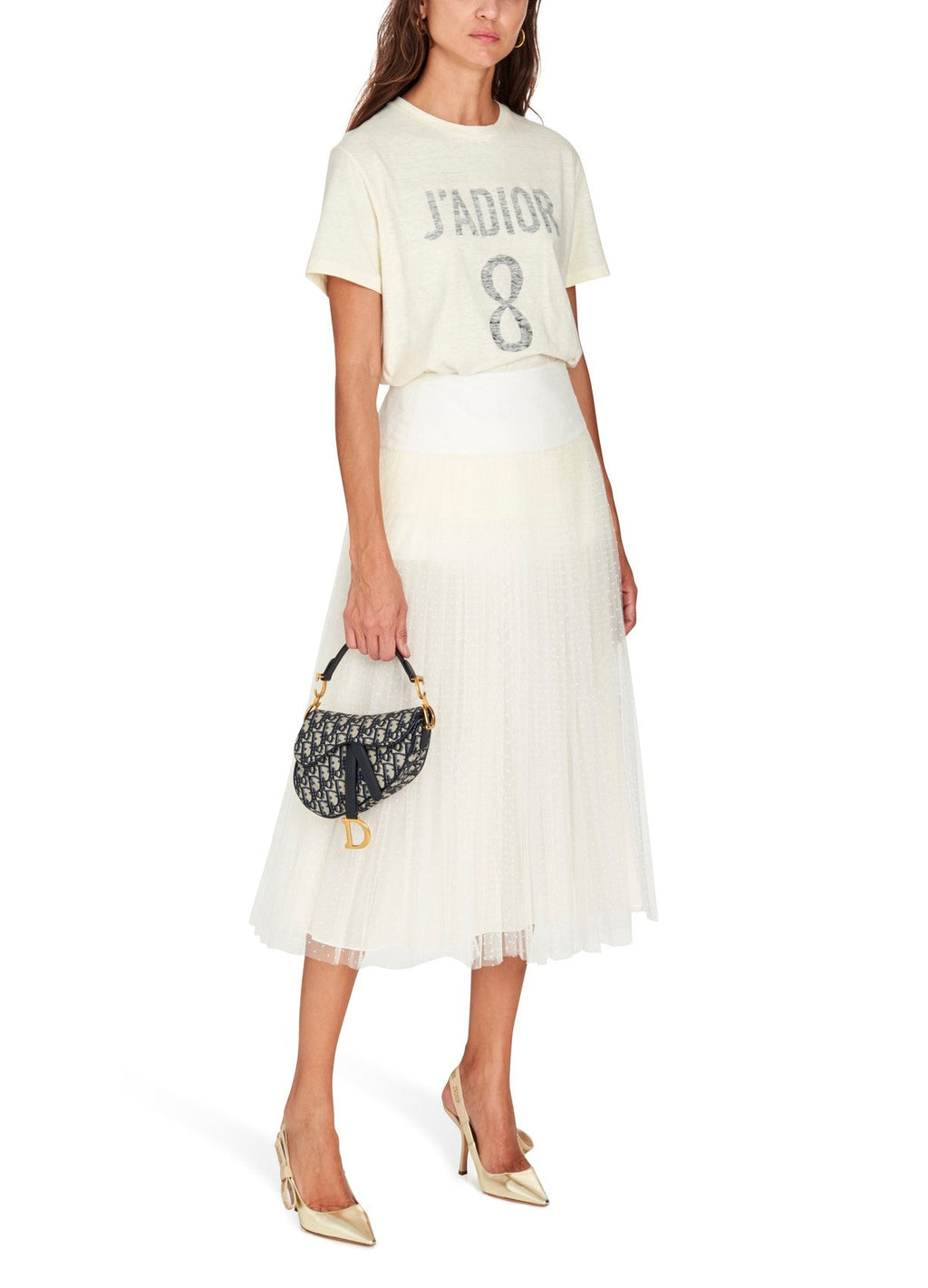 DIOR OBLIQUE JACQUARD MINI SADDLE BAG