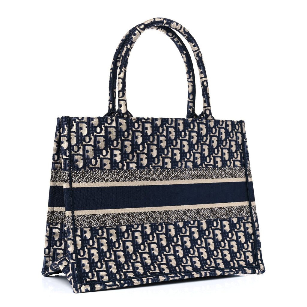 CHRISTIAN DIOR OBLIQUE BOOK MEDIUM TOTE BAG