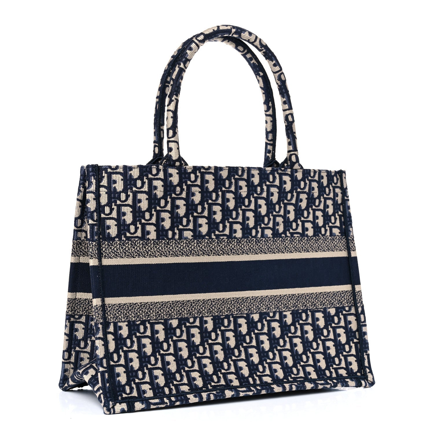 CHRISTIAN DIOR OBLIQUE BOOK MEDIUM TOTE BAG