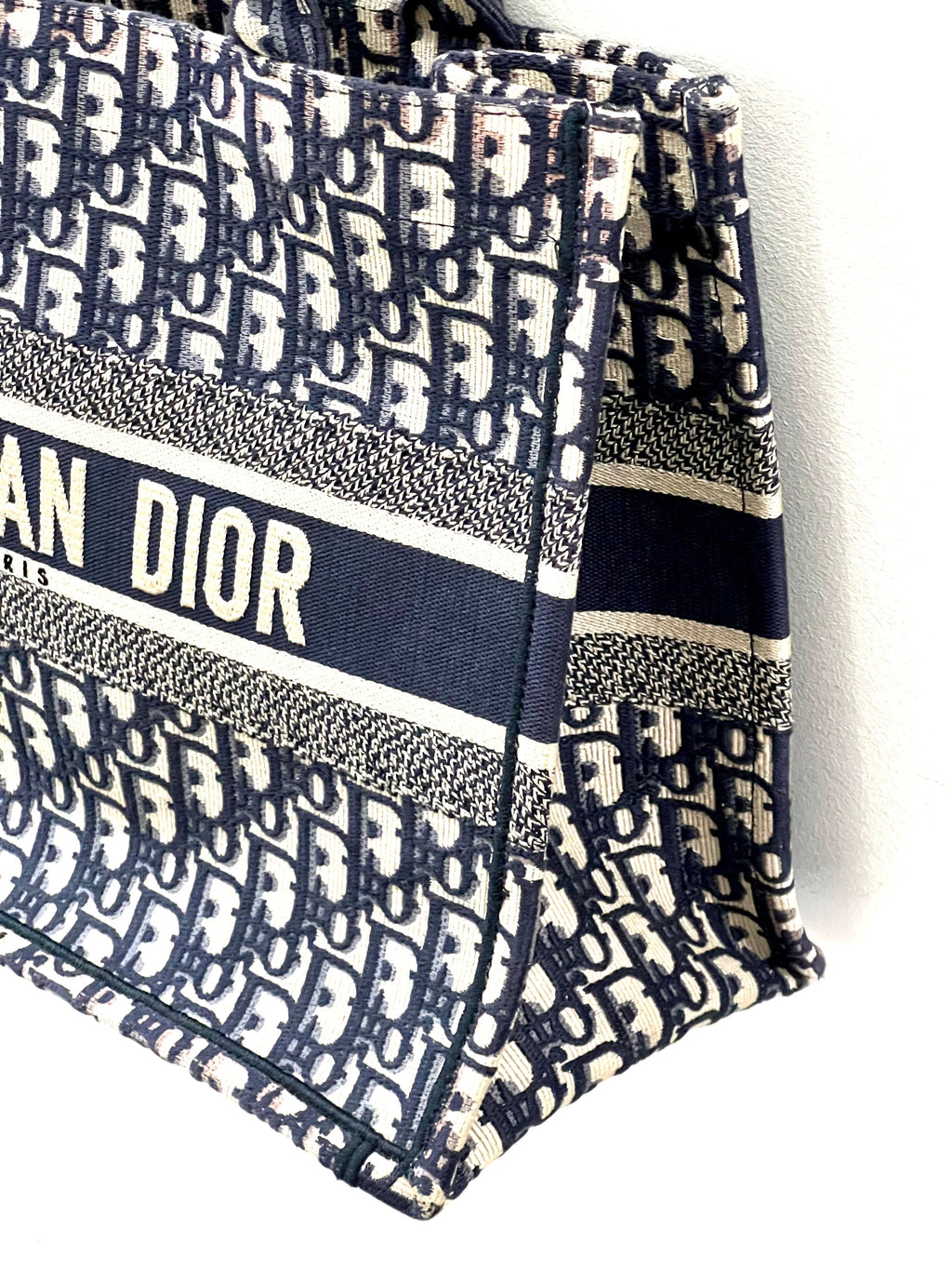 CHRISTIAN DIOR OBLIQUE BOOK MEDIUM TOTE BAG