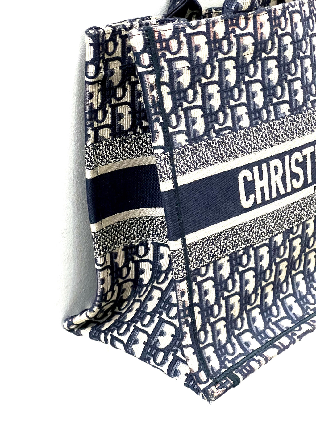 CHRISTIAN DIOR OBLIQUE BOOK MEDIUM TOTE BAG