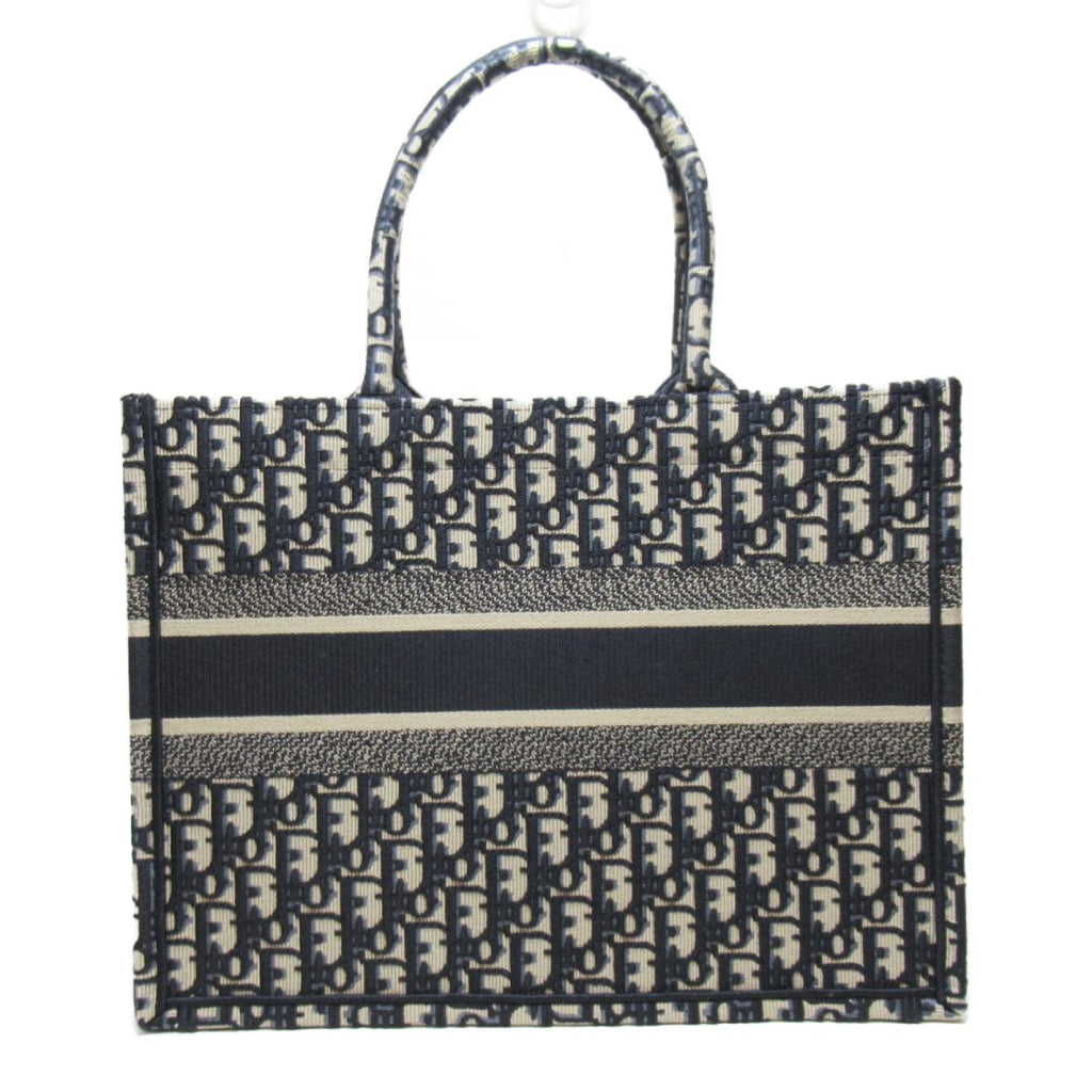 DIOR SMALL BOOK TOTE OBLIQUE EMBROIDERY
