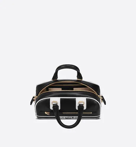 CHRISTIAN DIOR SMALL DIOR VIBE ZIP BOWLING BAG