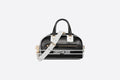 CHRISTIAN DIOR SMALL DIOR VIBE ZIP BOWLING BAG