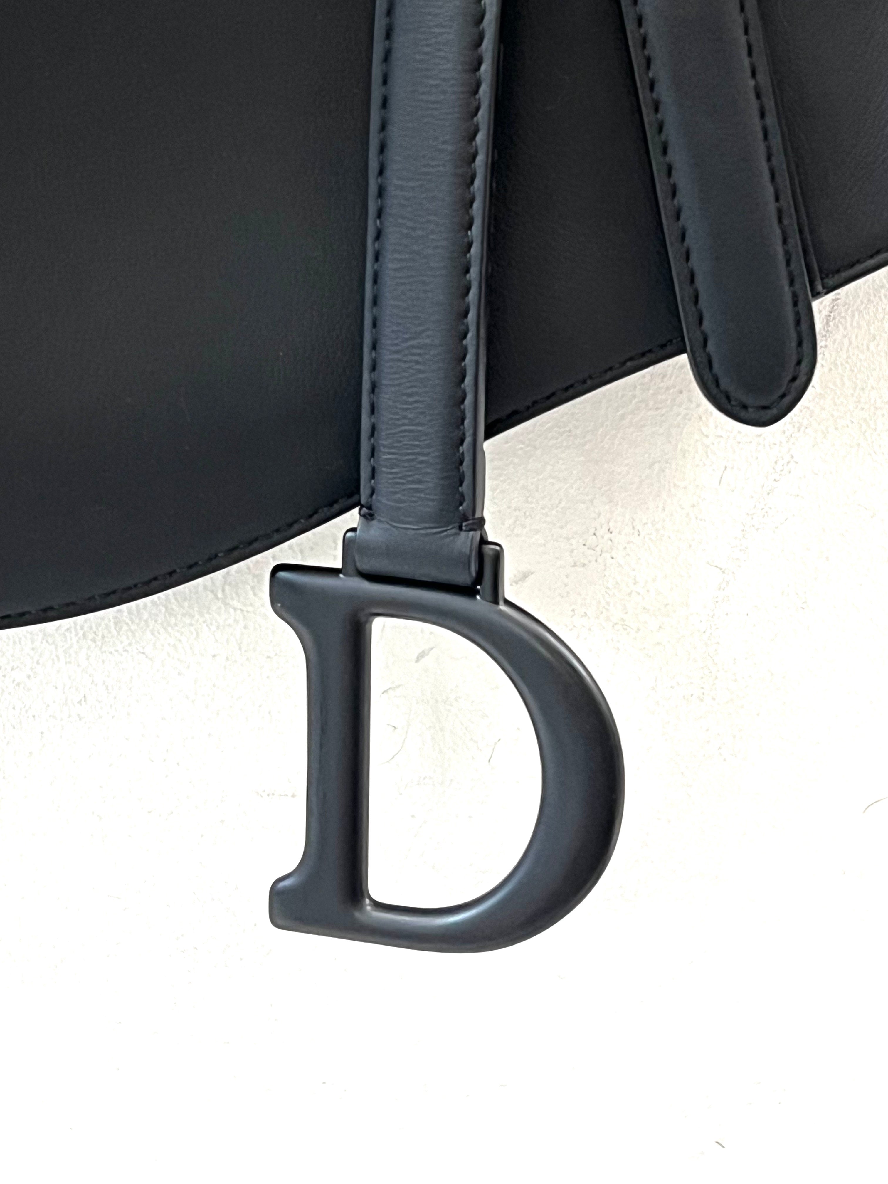 CHRISTIAN DIOR ULTRA MATT CALFSKIN SADDLE BAG