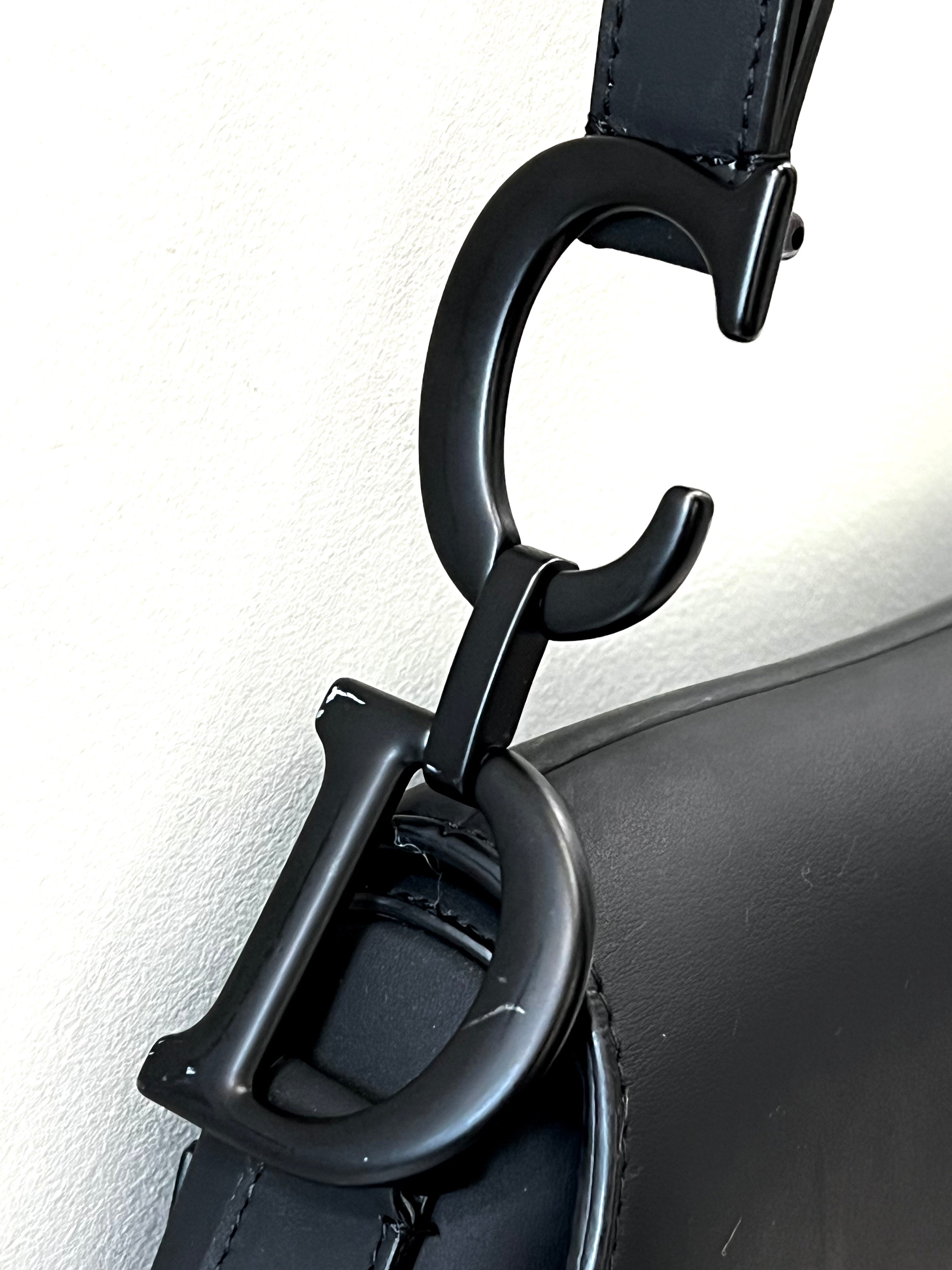 CHRISTIAN DIOR ULTRA MATT CALFSKIN SADDLE BAG