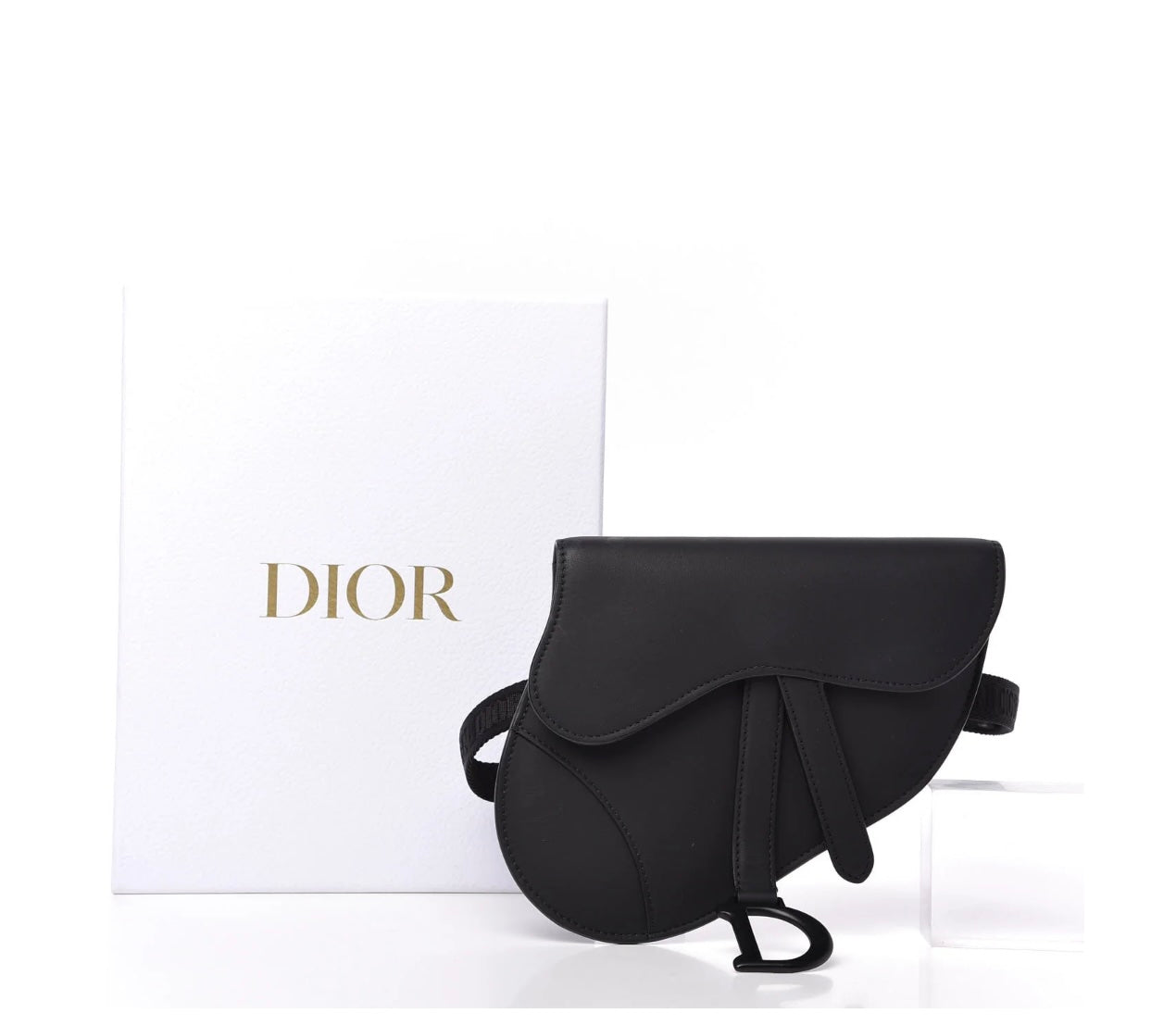CHRISTIAN DIOR ULTRA MATTE SADDLE BELT BAG