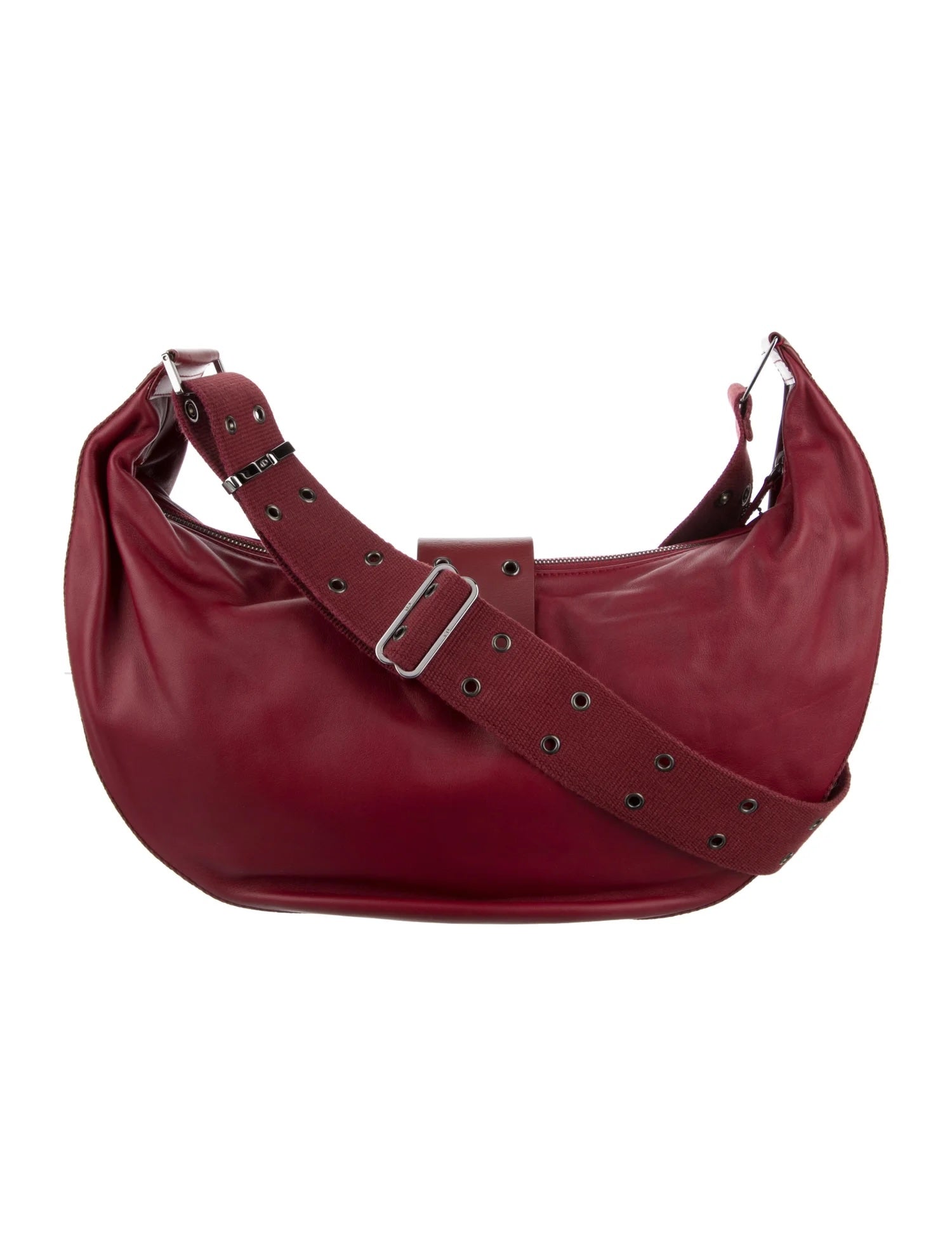 DIOR VINTAGE STREET CHIC LEATHER HOBO BAG