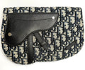 DIOR HOMME OBLIQUE SADDLE POUCH