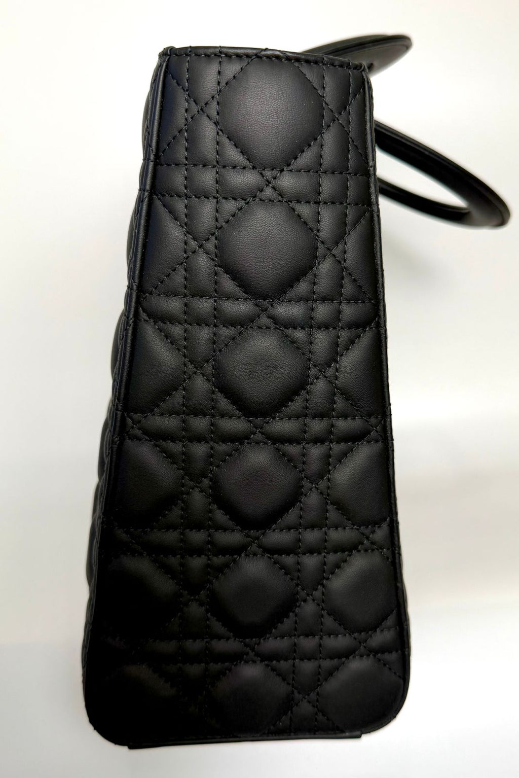 DIOR ULTRAMATTE CANNAGE CALFSKIN LARGE LADY DIOR BAG