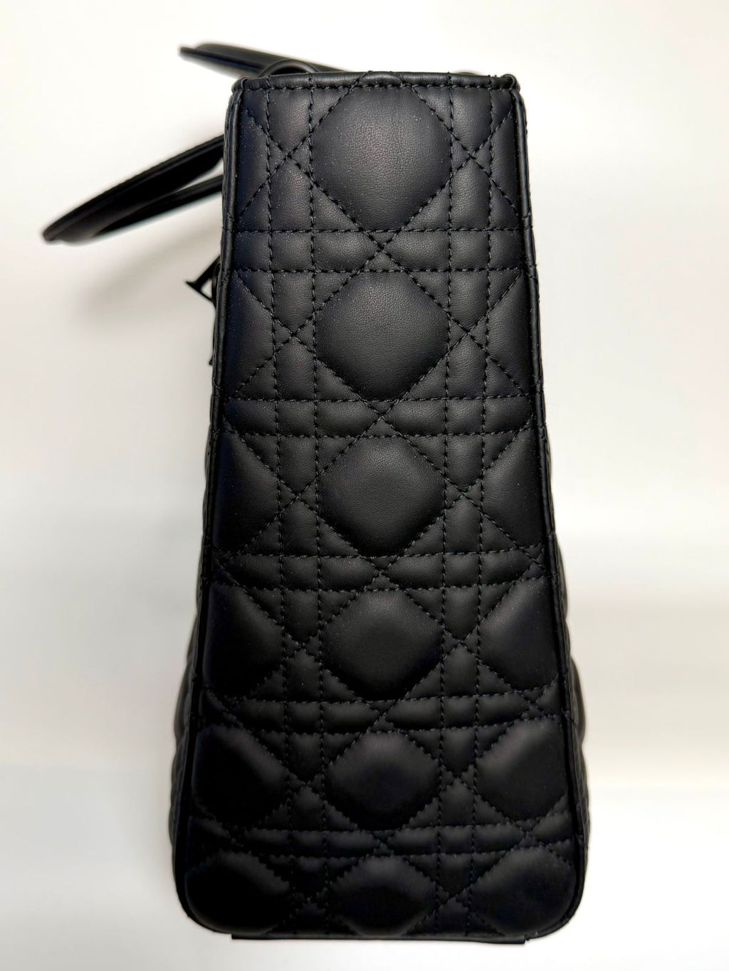 DIOR ULTRAMATTE CANNAGE CALFSKIN LARGE LADY DIOR BAG