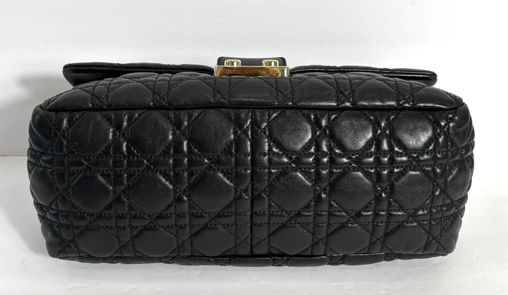 DIOR LAMBSKIN CANNAGE NEW LOCK SHOULDER BAG