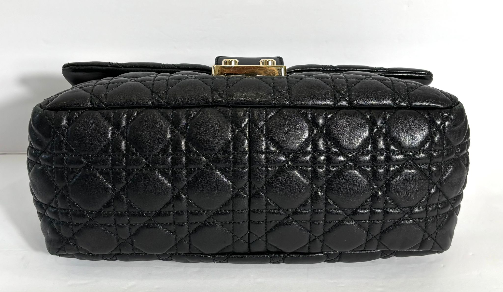 DIOR LAMBSKIN CANNAGE NEW LOCK SHOULDER BAG