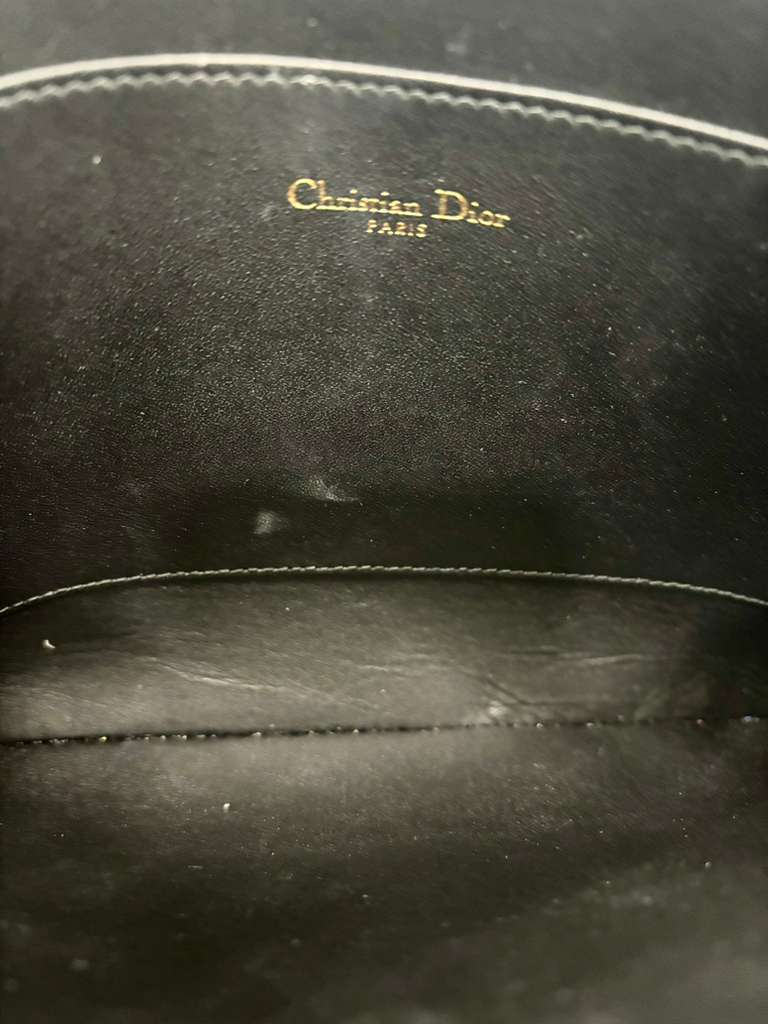 DIOR MEDIUM CARO DAILY  SUPPLE CANNAGE CALFSKIN POUCH