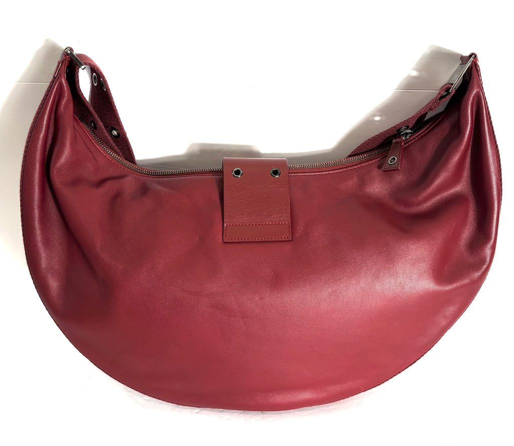 DIOR VINTAGE STREET CHIC LEATHER HOBO BAG