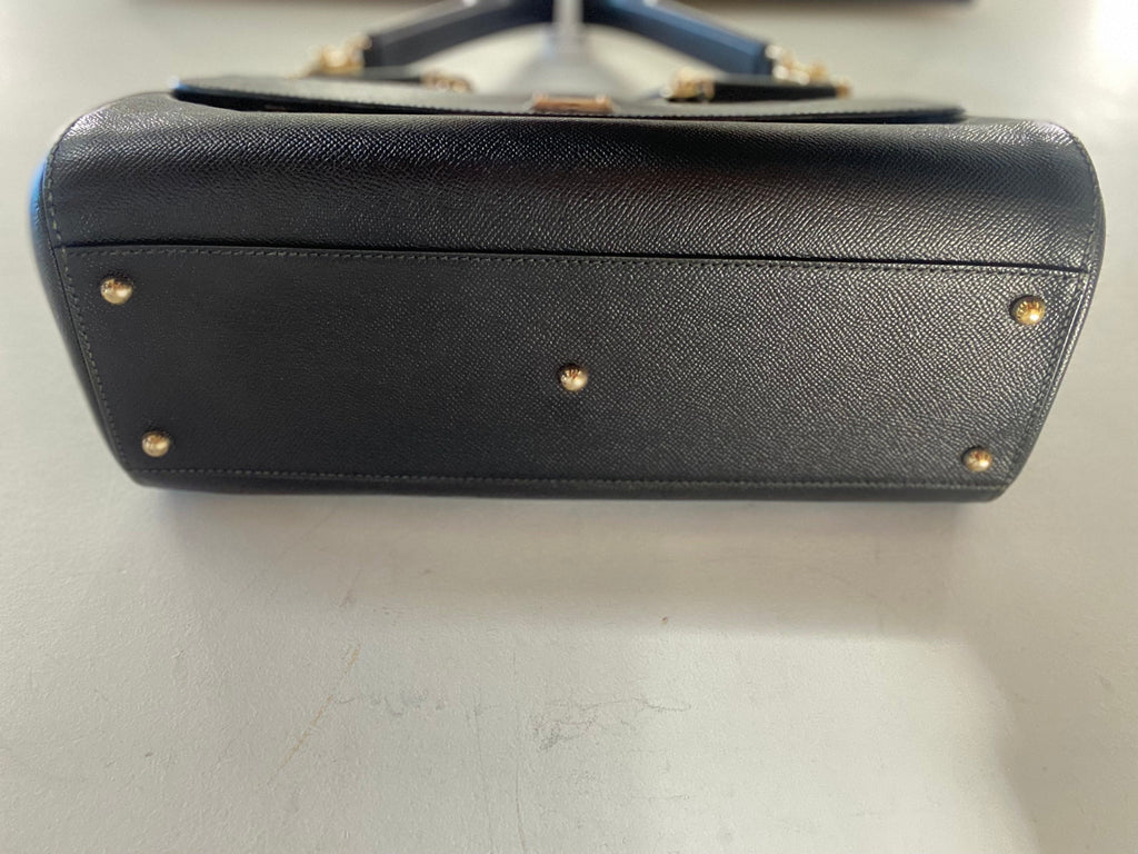 DOLCE & GABBANA DAUPHINE LARGE MISS SICILY SATCHEL BAG