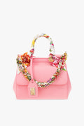 DOLCE & GABBANA PINK SICILY SMALL SHOULDER BAG