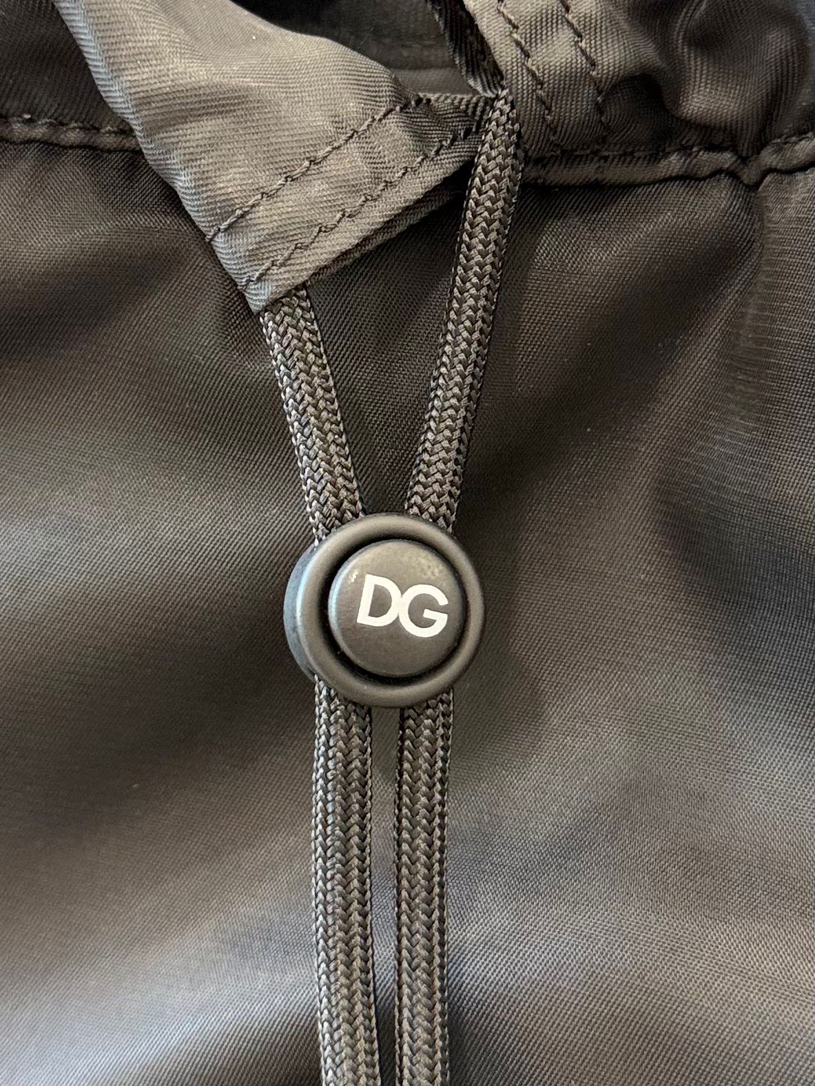 DOLCE & GABBANA BLACK CANVAS BACKPACK