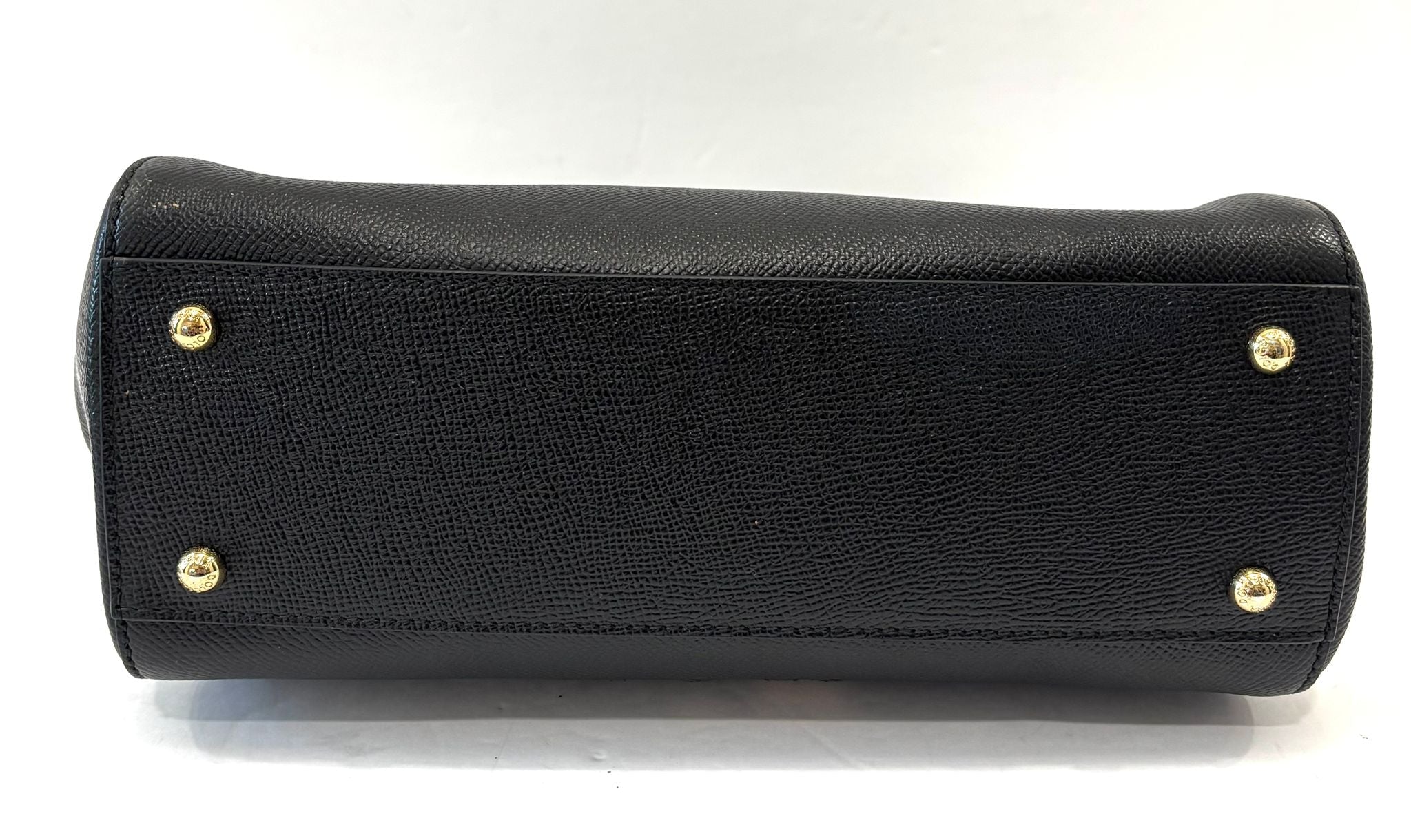 DOLCE & GABBANA FAMILY PATCH CALFSKIN MISS SICILY BAG