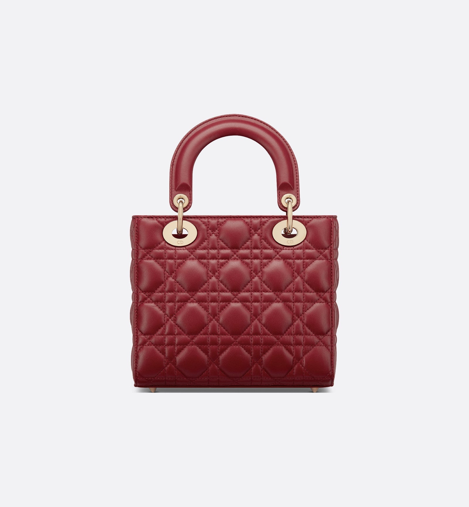 DIOR CANNAGE LADY DIOR NAPPA LAMBSKIN LEATHER SMALL BAG