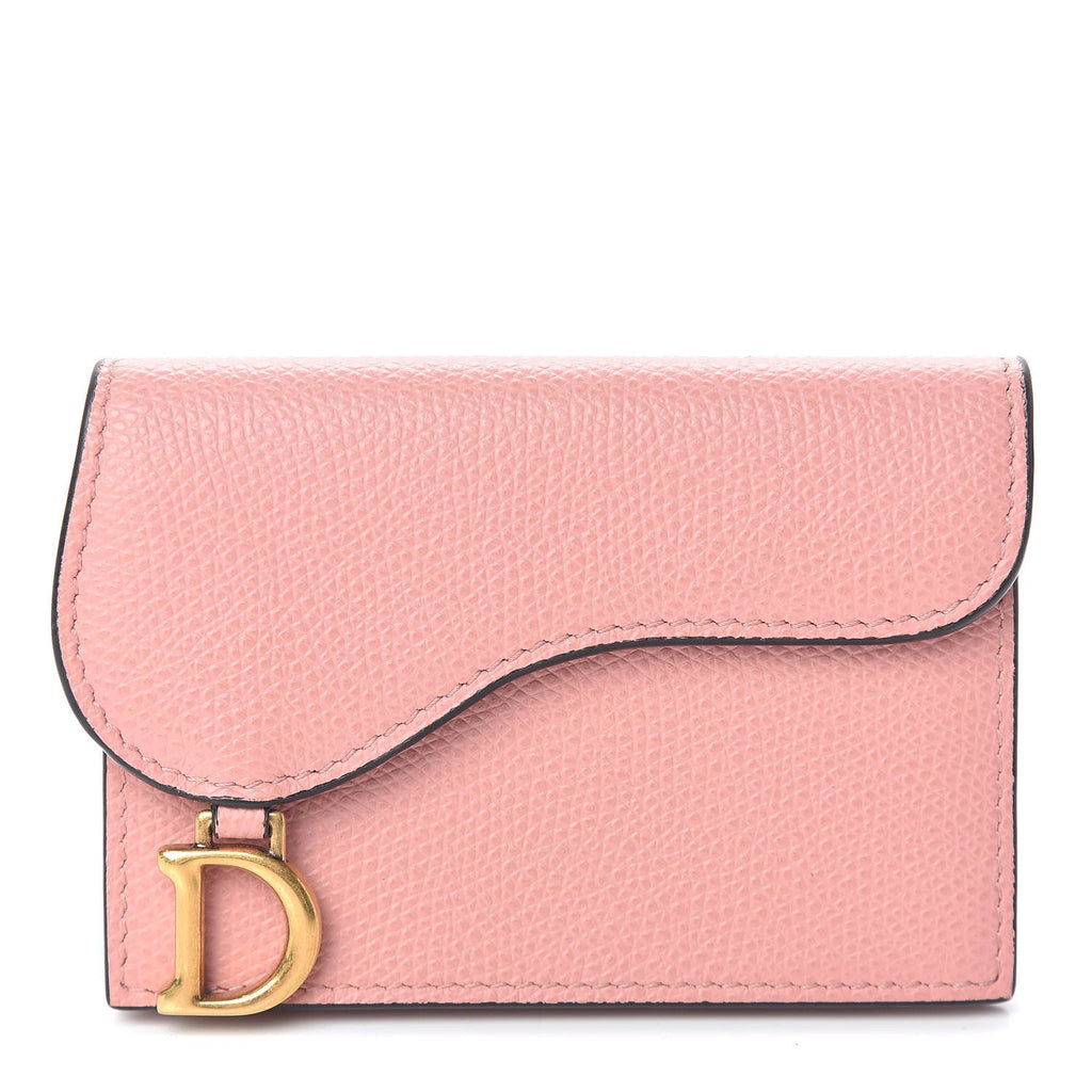 DIOR Saddle Flap Card Holder