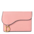 DIOR Saddle Flap Card Holder