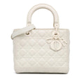 DIOR MEDIUM ULTRA MATTE CALFSKIN LEATHER CANNAGE LADY DIOR