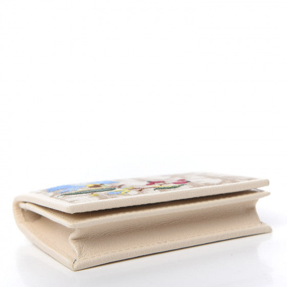 Christian Dior Monogram Vintage Flowers Card Holder
