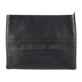 DIOR CLUTCH BLACK LEATHER BAG