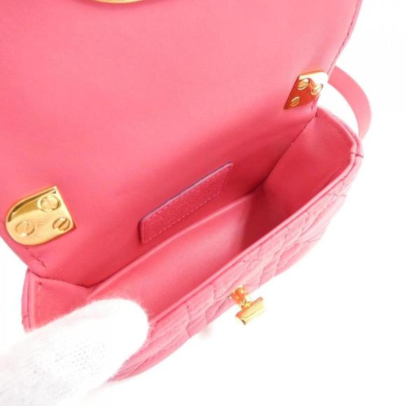 DIOR CANNAGE MINI CARO CALFSKIN LEATHER CROSSBODY BAG