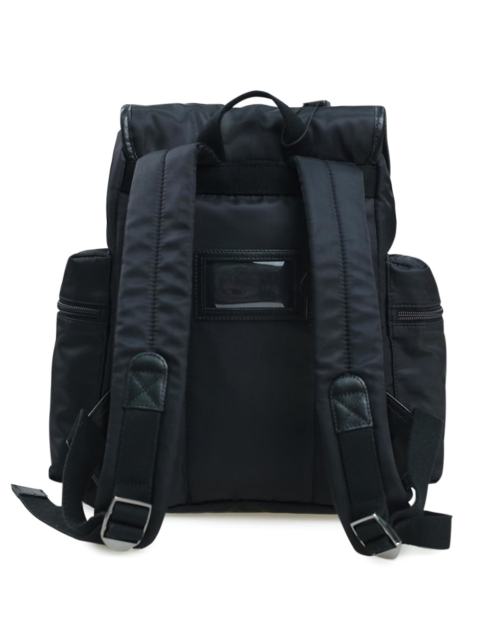 DOLCE & GABBANA BLACK CANVAS BACKPACK