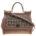 Dolce and Gabbana Medium Embellished Miss Sicily Top Handle