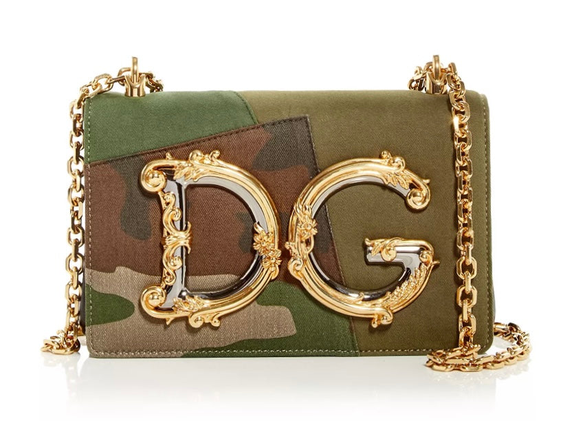 DOLCE & GABBANA CAMO PRINT BAG