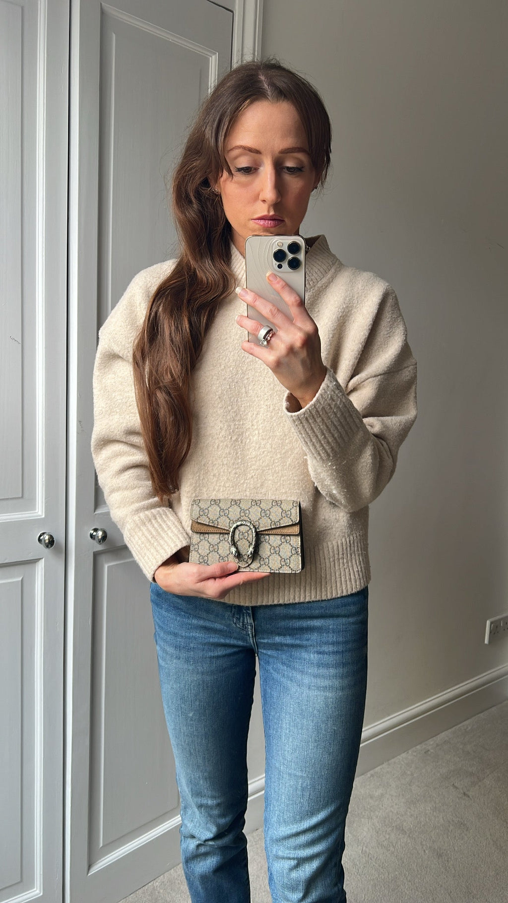 Gucci Dionysus GG Supreme Super Mini Shoulder Bag (RRP £890)