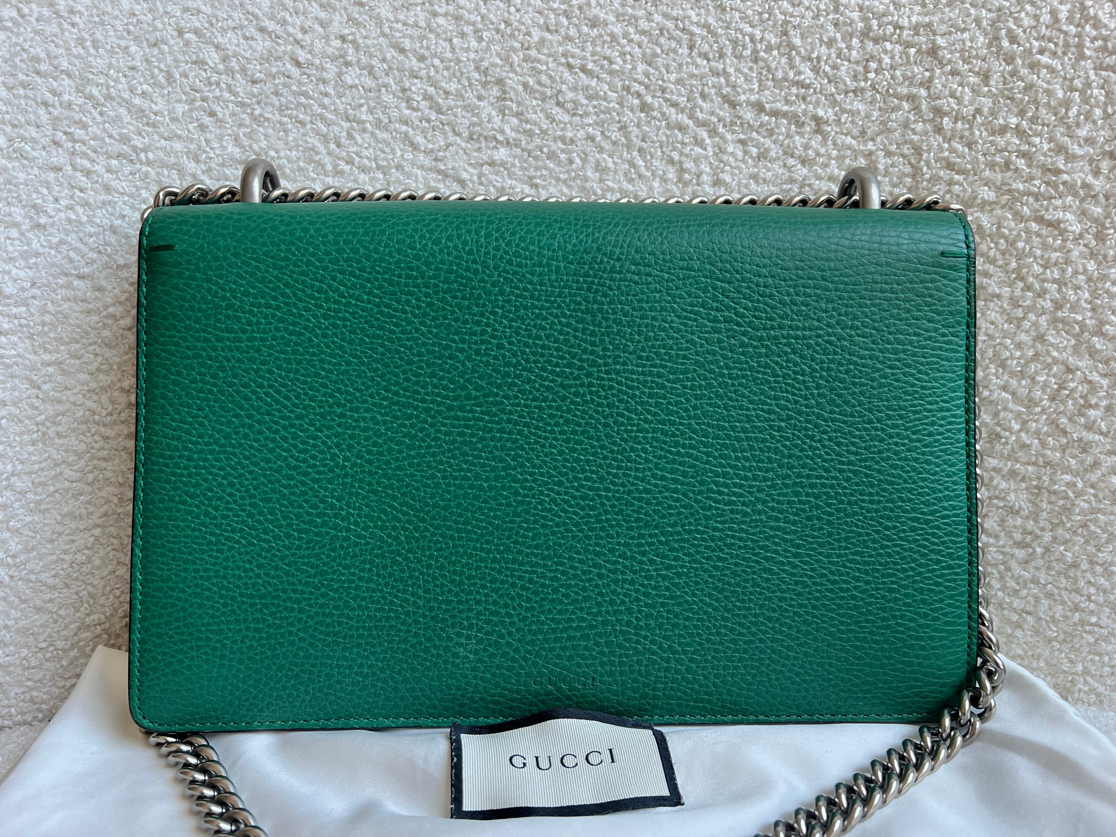 Gucci Dionysus GG Green Small Shoulder Bag (RRP £2,670)