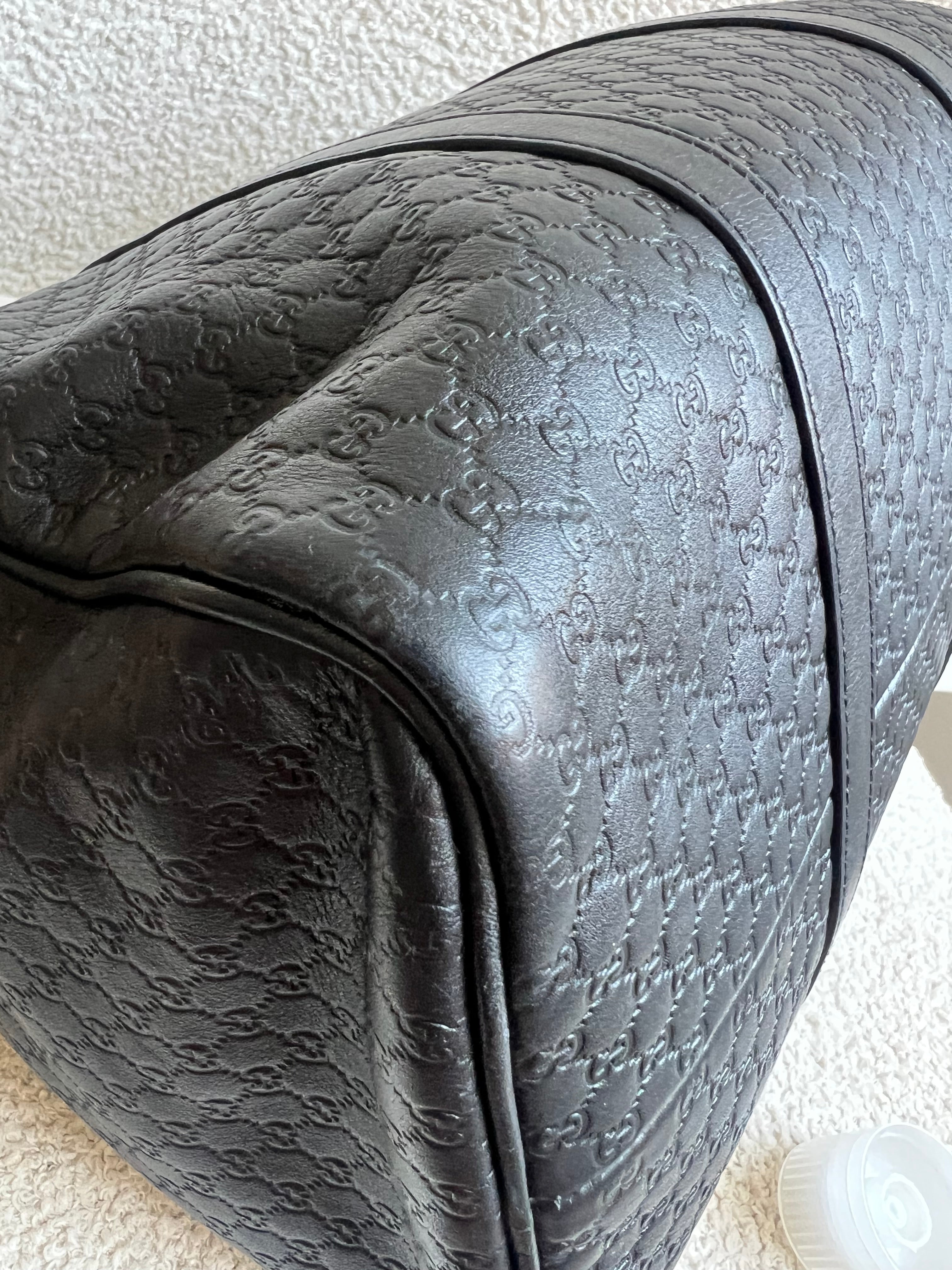 Gucci Black Guccissima Large Boston Joy (RRP £1250)