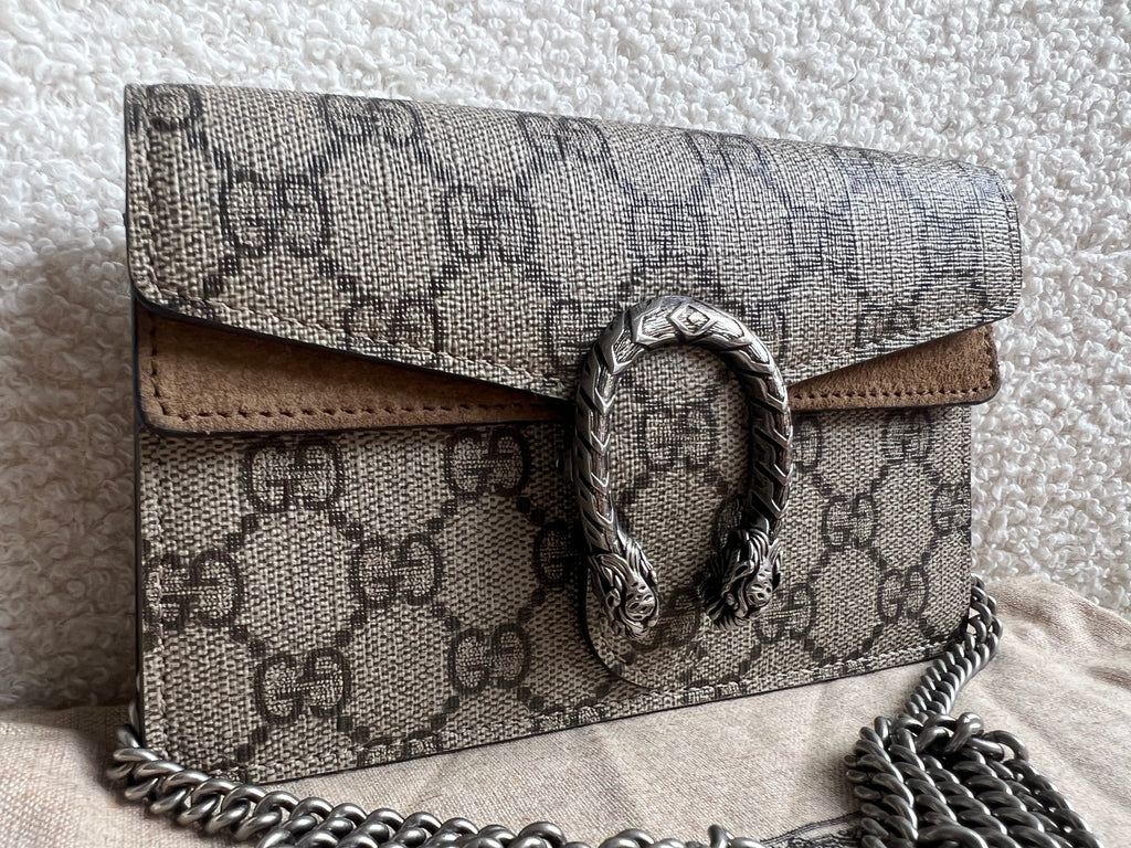 Gucci Dionysus GG Supreme Super Mini Shoulder Bag (RRP £890)
